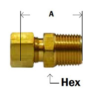 Compression Male Adapter Diagram